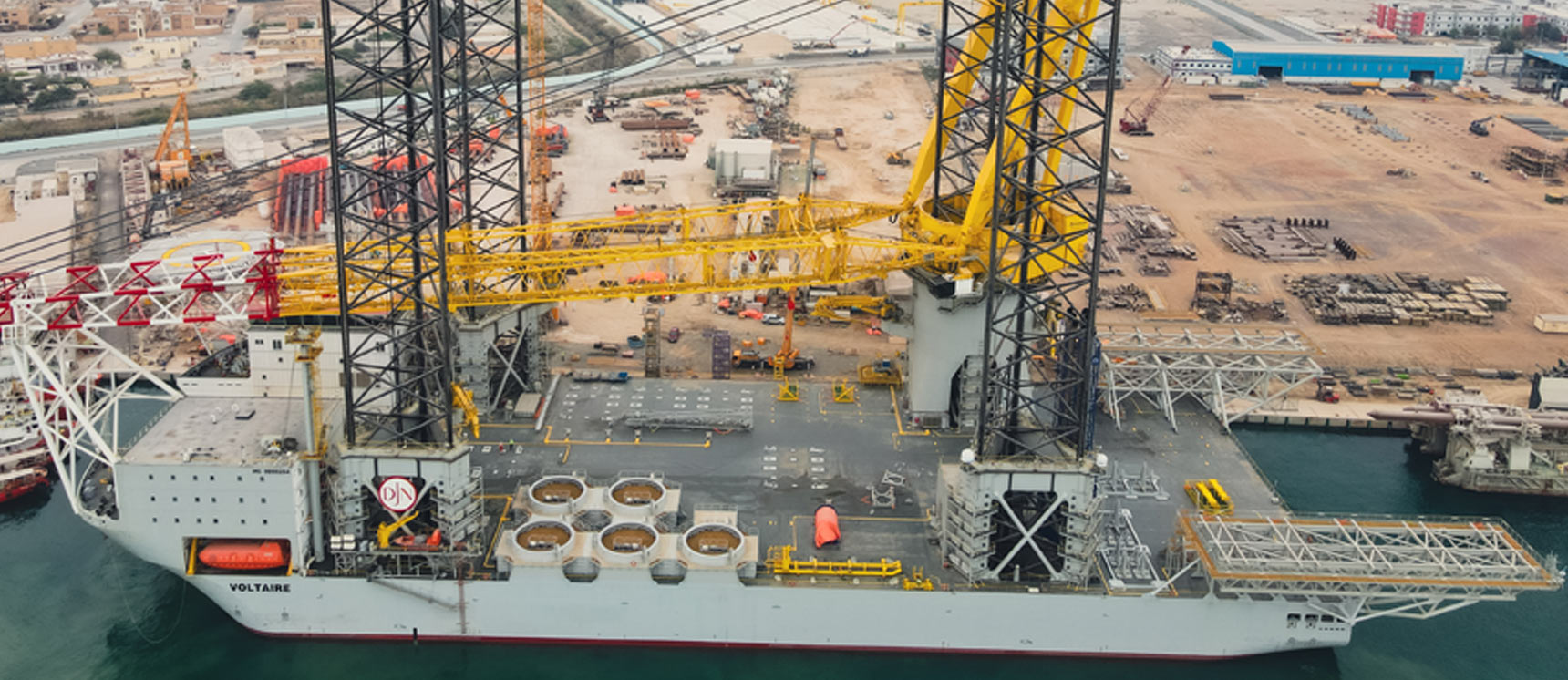 Offshore wind installation vessel Voltaire – successful completion of construction, installation and commissioning of monopile/sea fastening system
