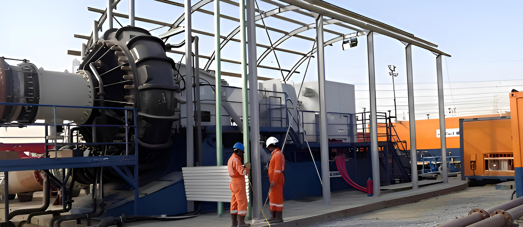 Construction And Installation Booster Station