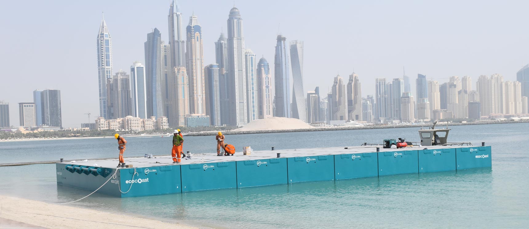 APT Global Delivers Modular Spud Pontoon