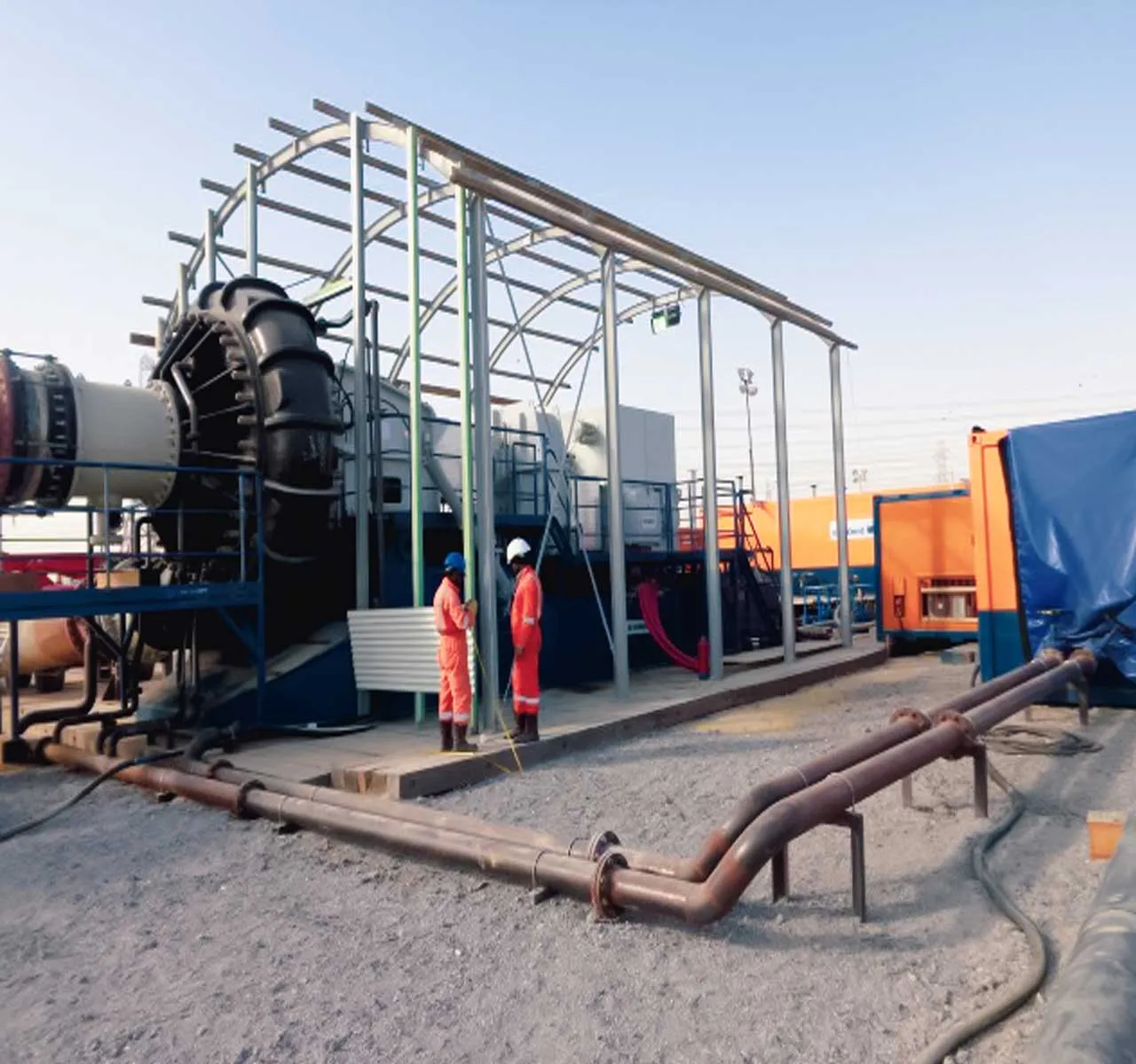 Booster Station Pump Skid